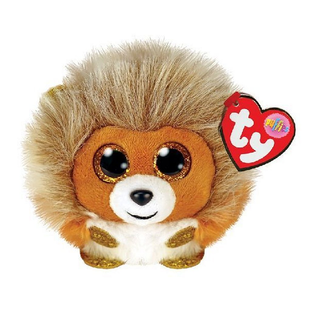 TY puffies knuffel leeuw ceasar 10 cm