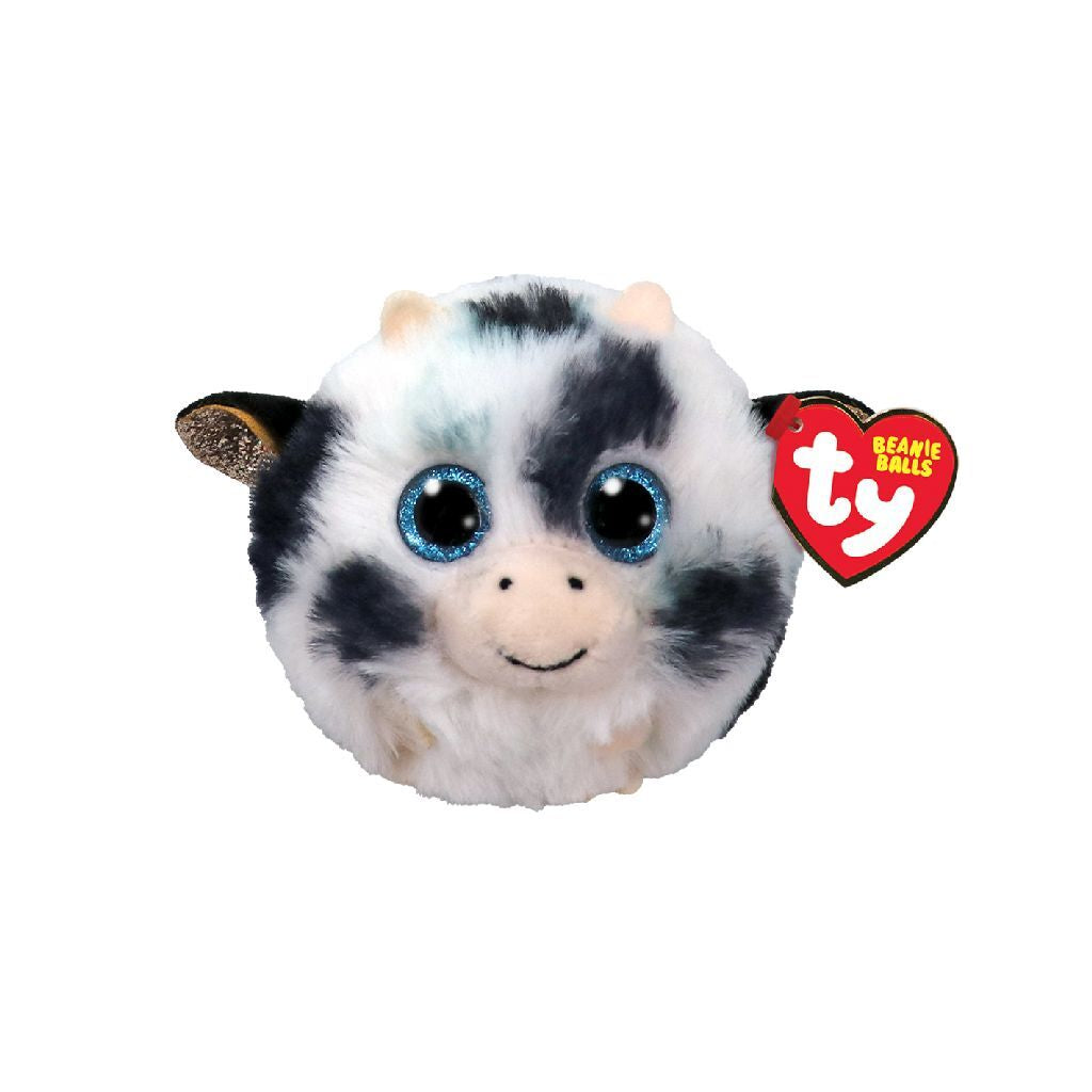TY teeny puffies knuffel koe moophy 10 cm