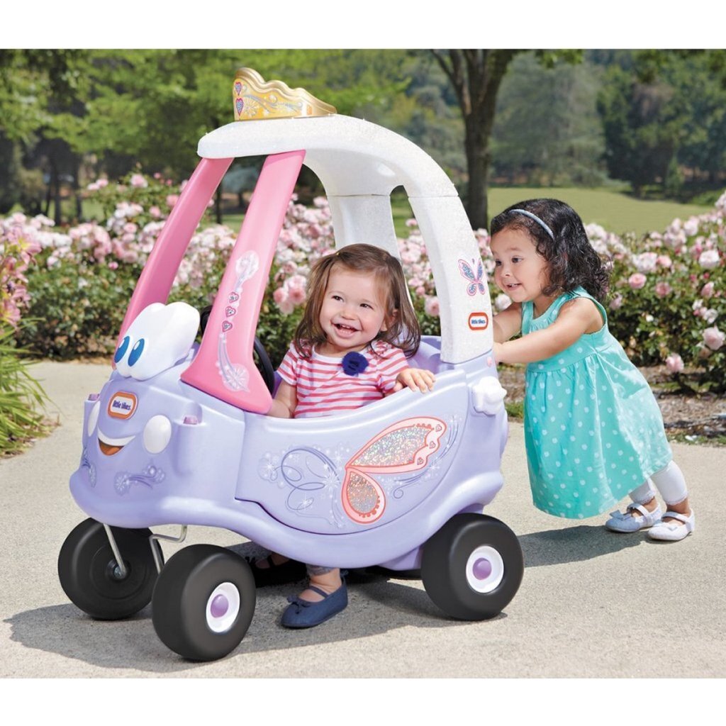Little Tikes cozy coupe fairy loopauto 75x42x86 cm roze paars