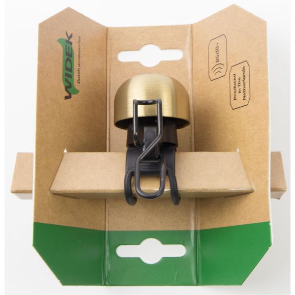 Qibbel Widek bel paperclip xxl pvd-coated goud