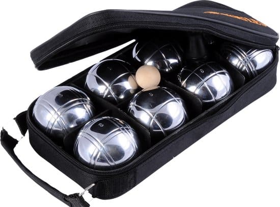 Engelhart Longfield jeu de boules spel 8 metalen ballen in tas