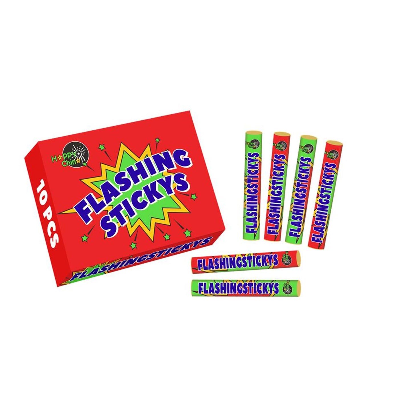 Party Fireworks Vuurwerk flashing sticky's