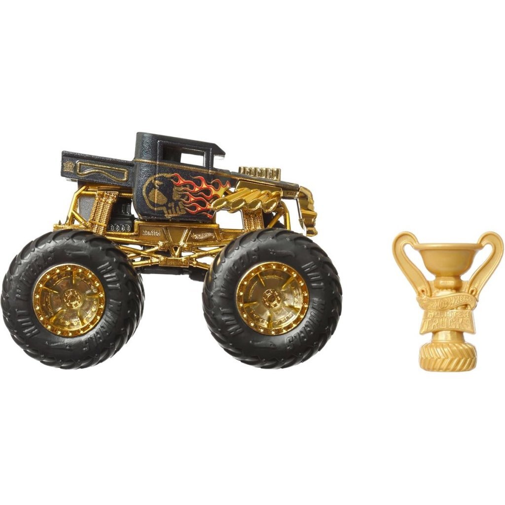 Mattel Hot wheels monster truck bigfoot trophy champions assorti