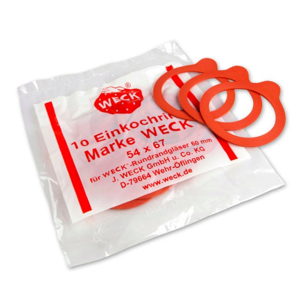 Weck Producten ringen v sapfles 54 x 67mm 10 stuks
