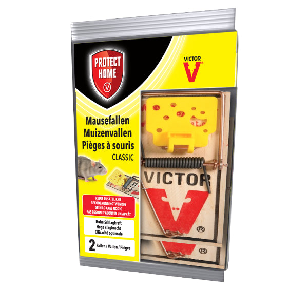 Protect Home Producten muizenval hout 2 stuks