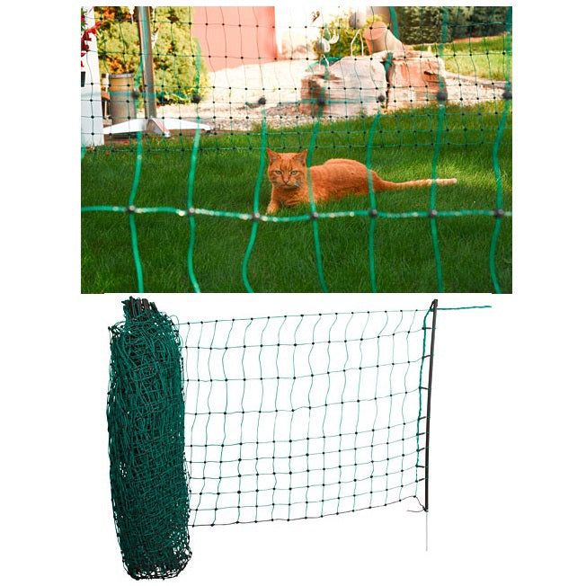 AKO Producten kattennet catnet 77cm 25m enkele pen groen