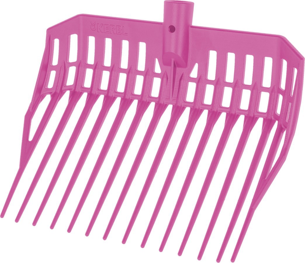 MM Eurotool Producten vijgenvork mini kunststof roze los