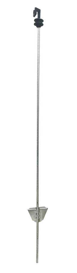 AKO Producten rantsoenpaal staal ovaal plus topringiso 107cm 10 stuks