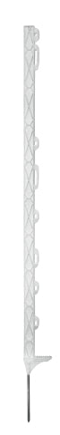 AKO Producten titan kunststof paal wit 110cm enkele voettrede 5 st
