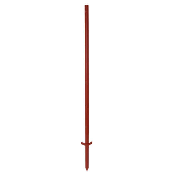 AKO Producten hoekstaal paal rood gelakt 3mm 165cm 10 stuks
