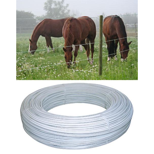 AKO Producten premium horse wire wit 8mm 250m
