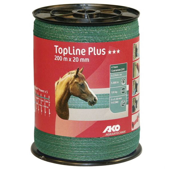 AKO Producten topline plus schriklint groen 2cm 200m