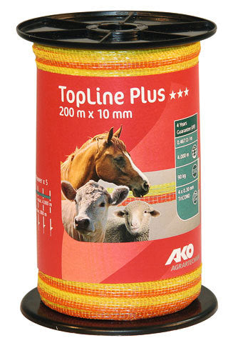 AKO Producten topline plus schriklint geeloranje 1cm 200m