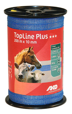 AKO Producten topline plus schriklint blauw 1cm 200m