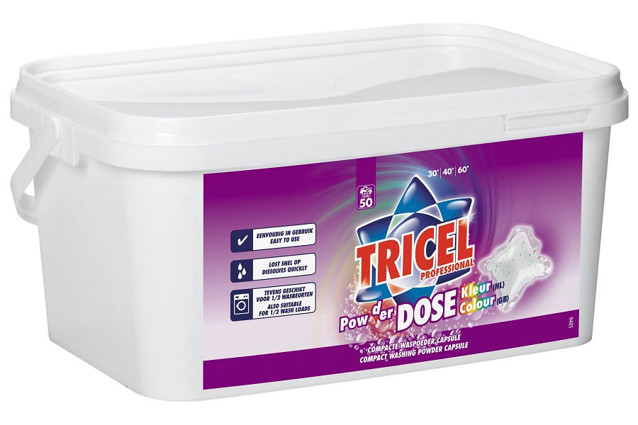 Tricel Producten prof pow d er dose color emmer 1 3kg 100x13gr