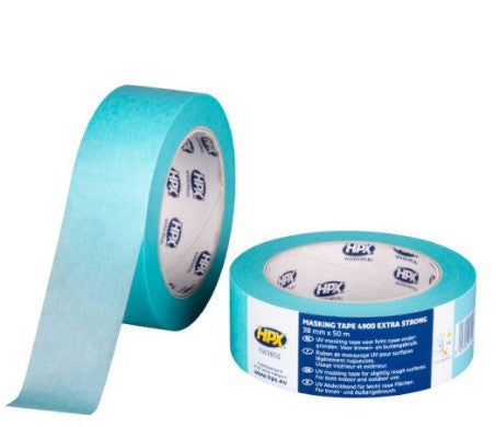 HPX Producten masking 4900 extra strong lichtblauw 36mm x 50m