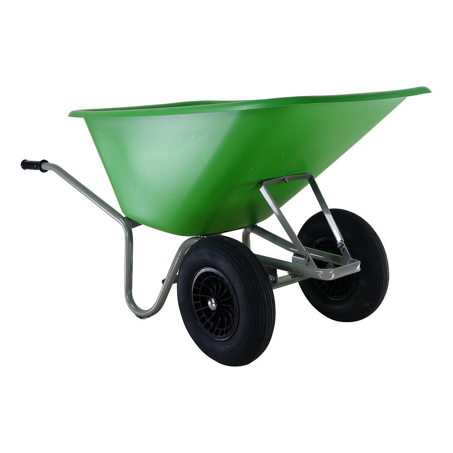 Altrad Producten kruiwagen forza 165l hdpe bak groen 2 luchtbandwiel