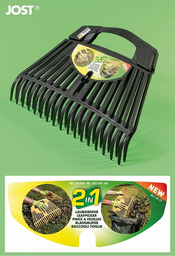 MM Eurotool Producten bladgrijper set 2 in 1 pp zwart