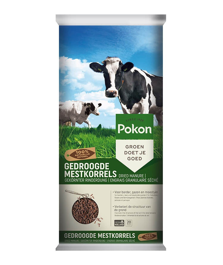 Pokon Producten gedroogde mestkorrel 20kg