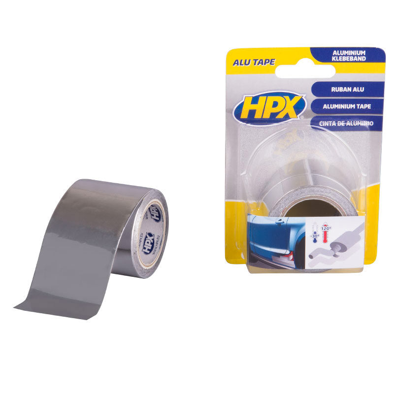 HPX Producten alutape zilvertape 50mm x 5m