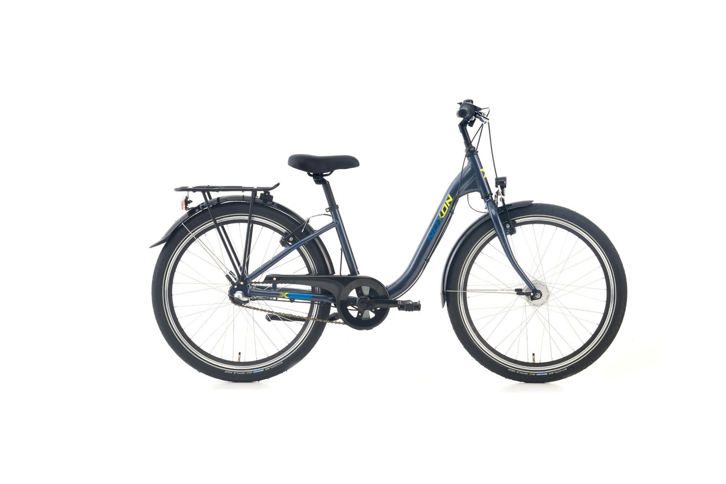 NOXON atb-jugendrad rocky nd (#1) bike rocky nd 24 34 wave 8sp blue grey