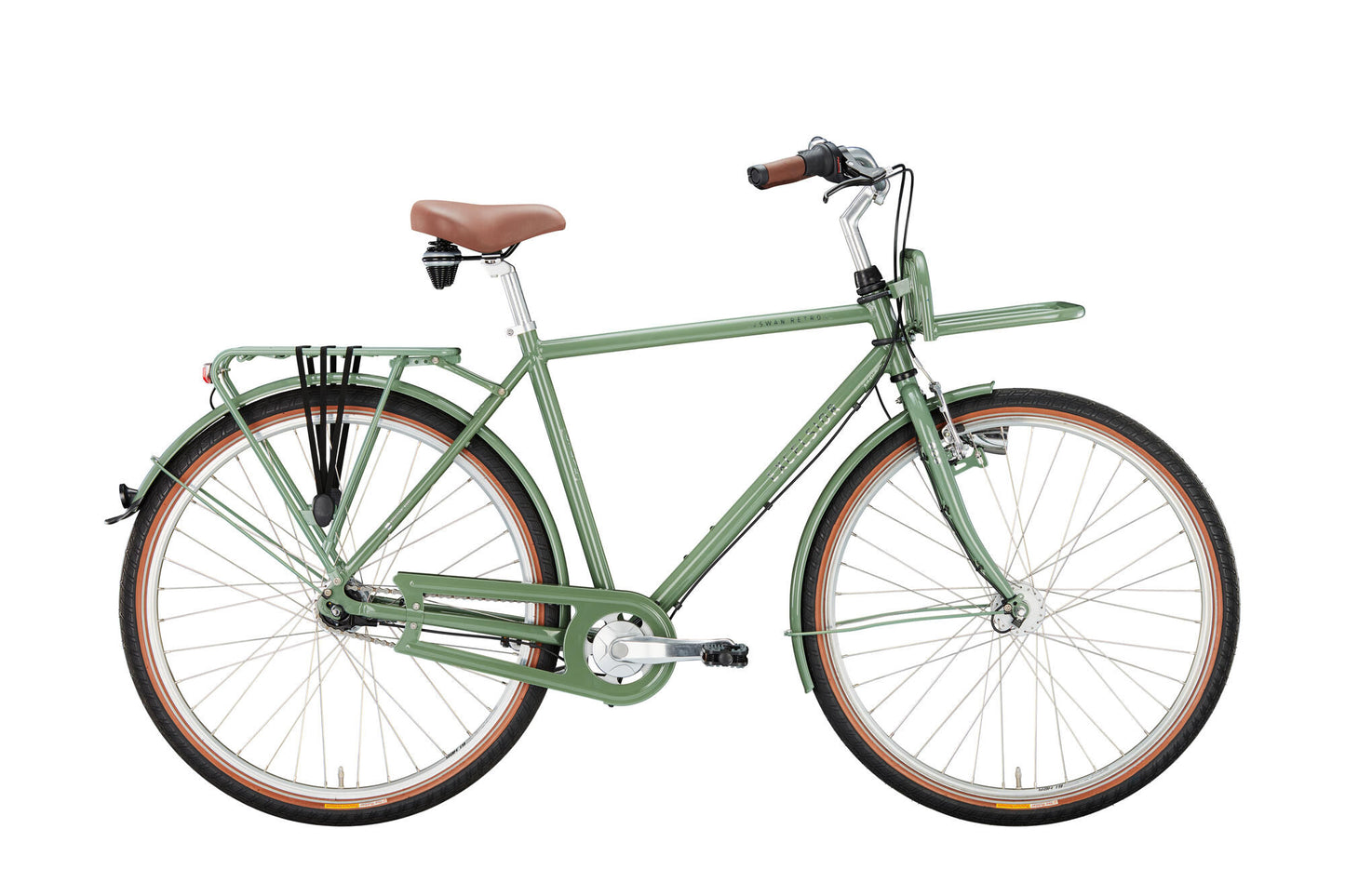 EXCELSIOR cityrad swan-retro ft alu (#1) bike excels.swan-retro ft alu 28 55 diam. 7sp khaki