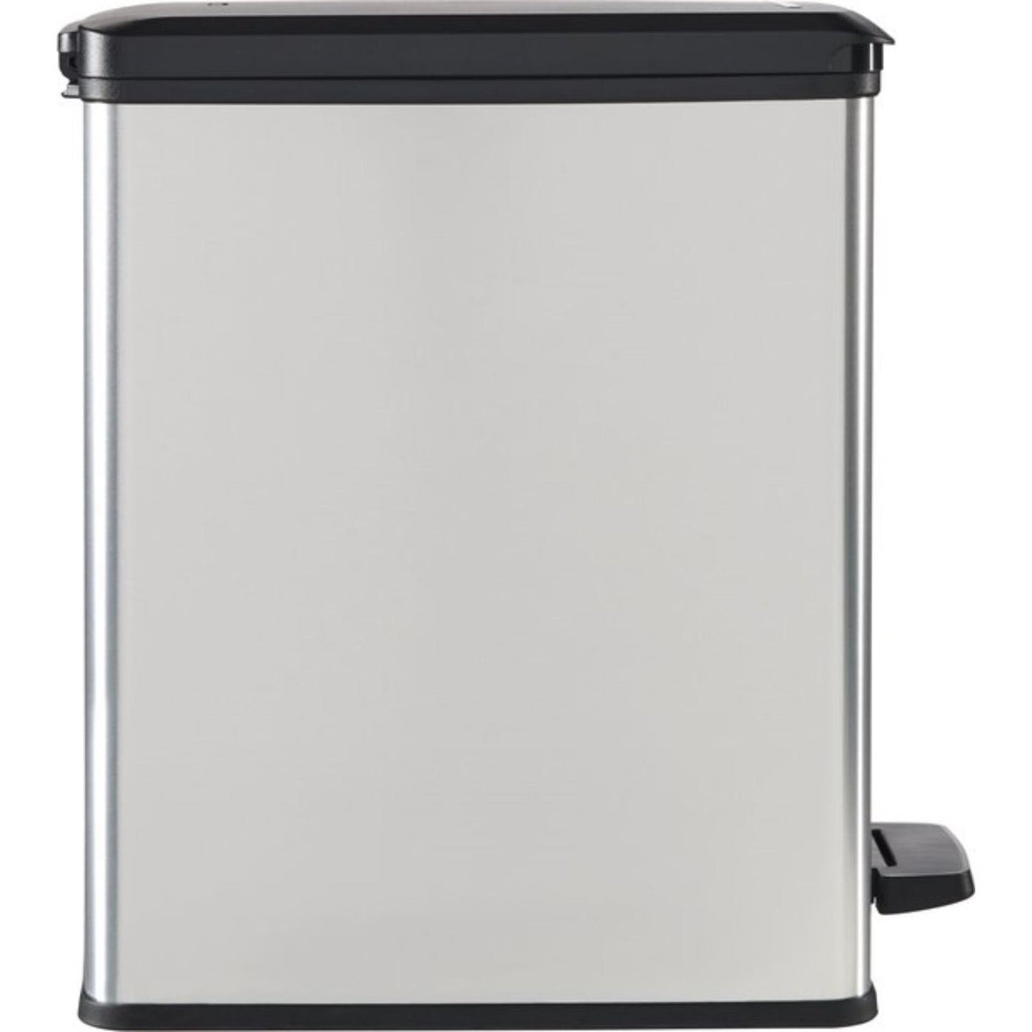Curver decobin slim afvalbak 25l zilver