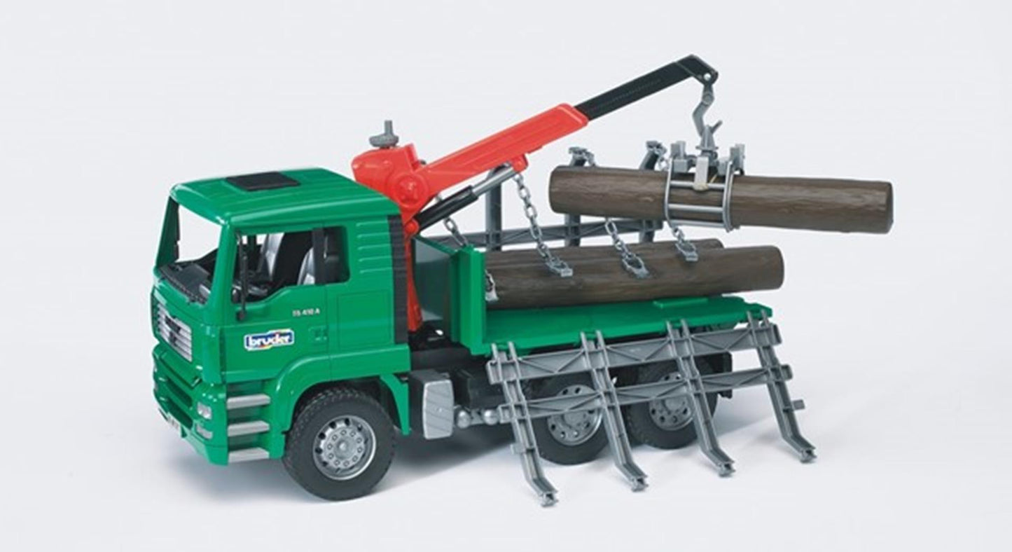 Bruder man tga houttransportwagen