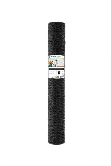 Giardino Producten gaas zeskant zwart 2510 050m x 5m