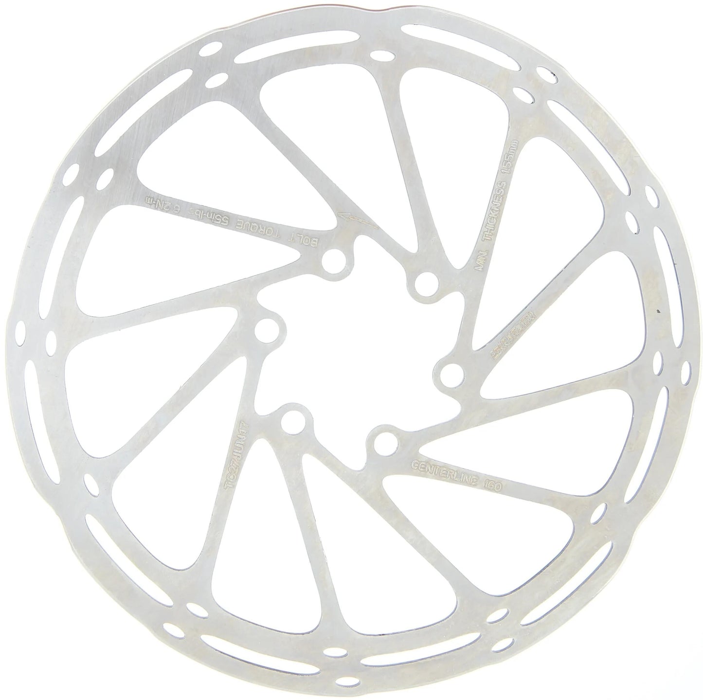 SRAM bremsscheibe centerline centerline brake rotors 160 mm rounded