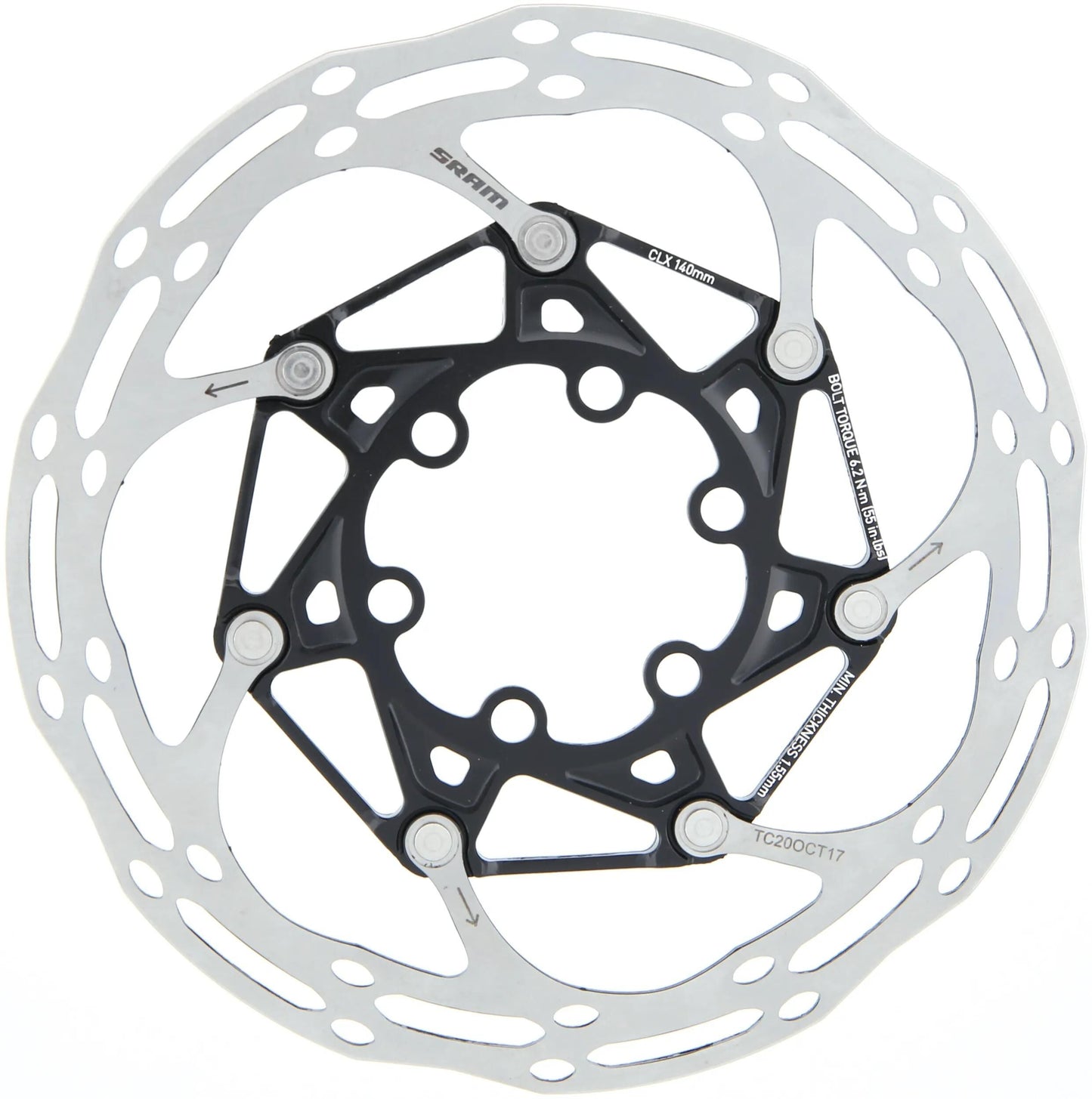 SRAM bremsscheibe centerline x rotor brake rotors center 140 mm steel rounded
