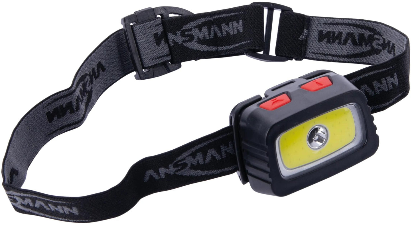 ANSMANN stirnleuchte hd200b led headlight hd200b black