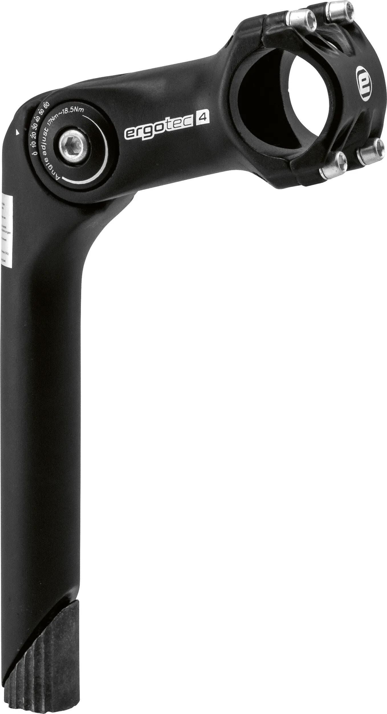 Ergotec vorbau octopus 2 stem octopus 2 tube 110 180mm black