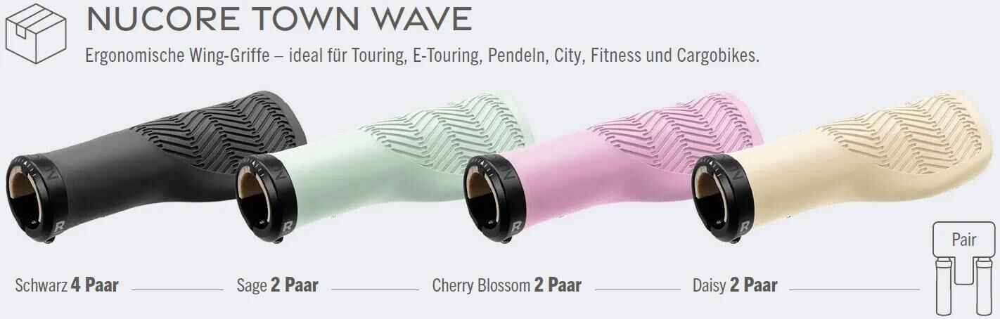 HERRMANS griff nucore town grips town wave starter package