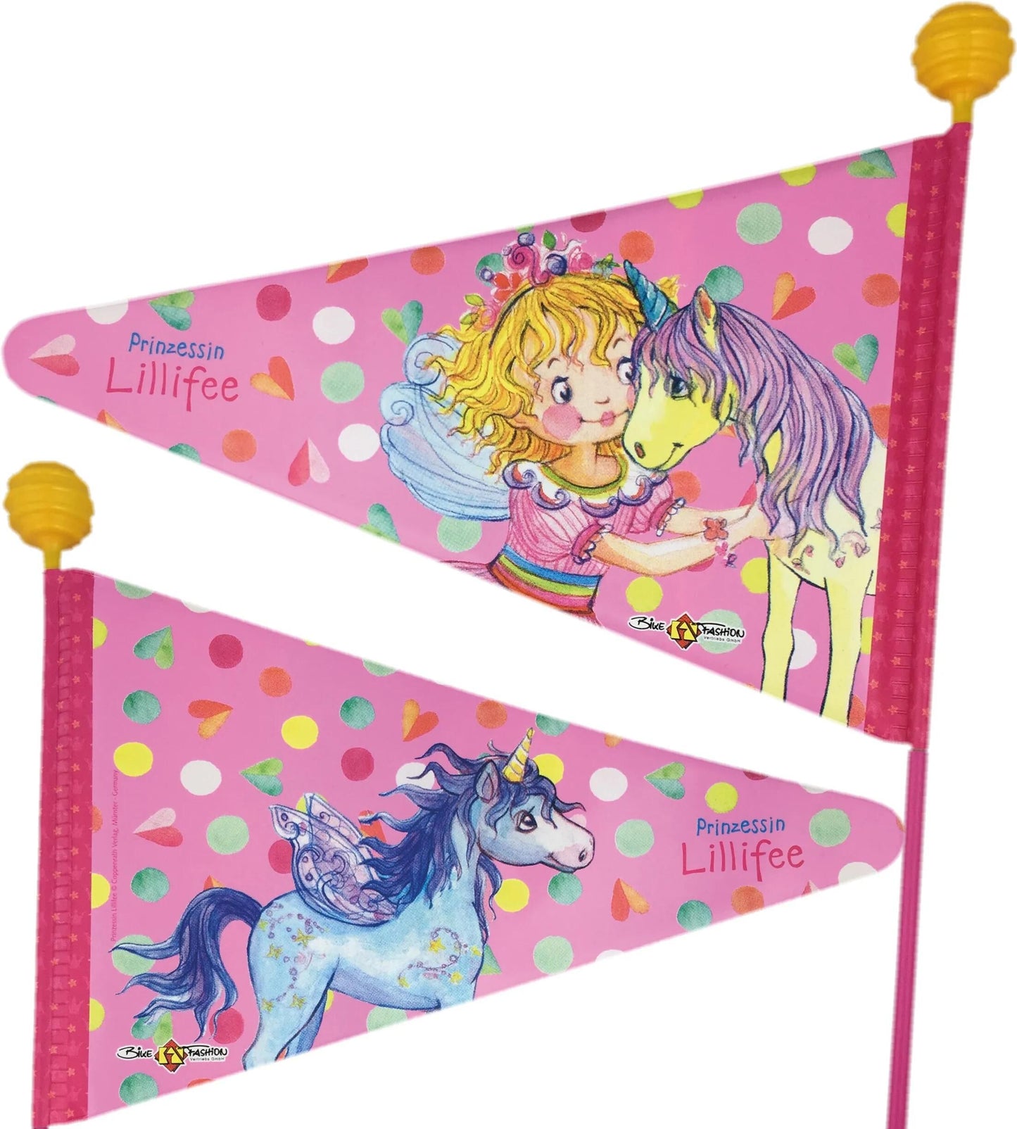 BIKE FASHION sicherheitswimpel safety flag 2-split lilifee