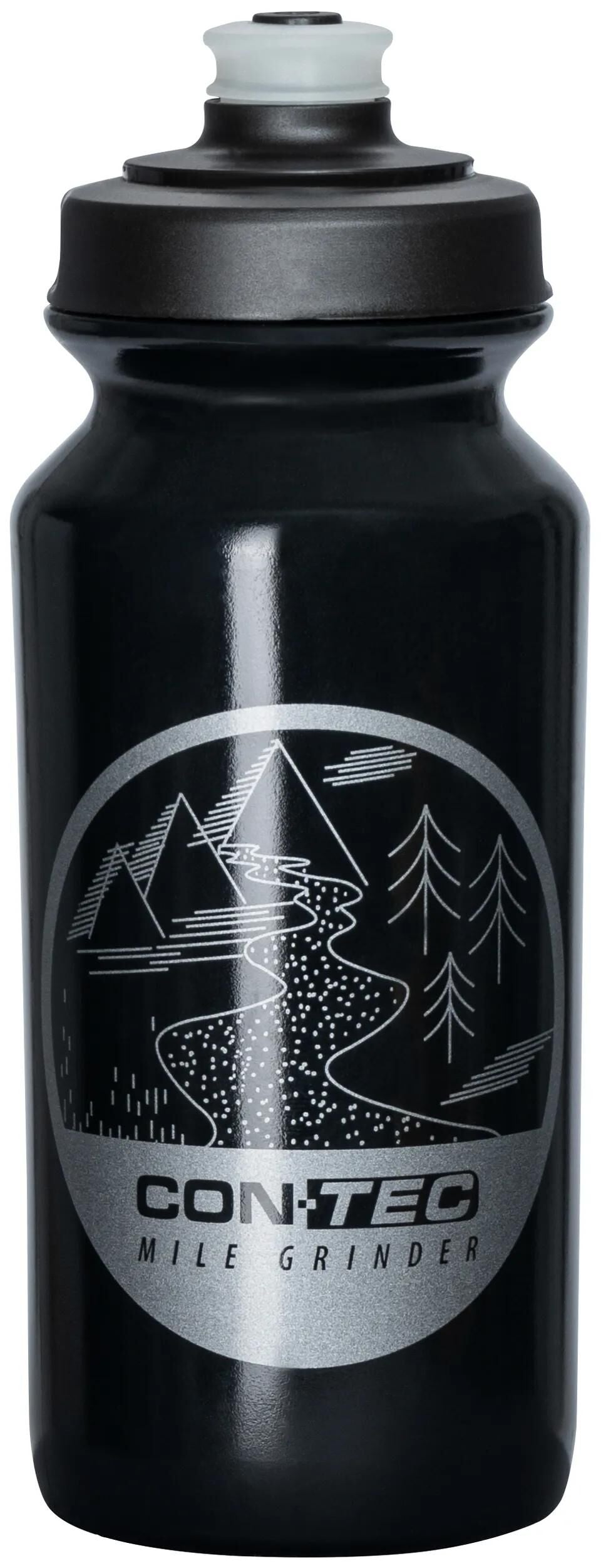 CONTEC trinkflasche rivers evo mile grinder ct bottle rivers eco mile grinder 500ml black grey