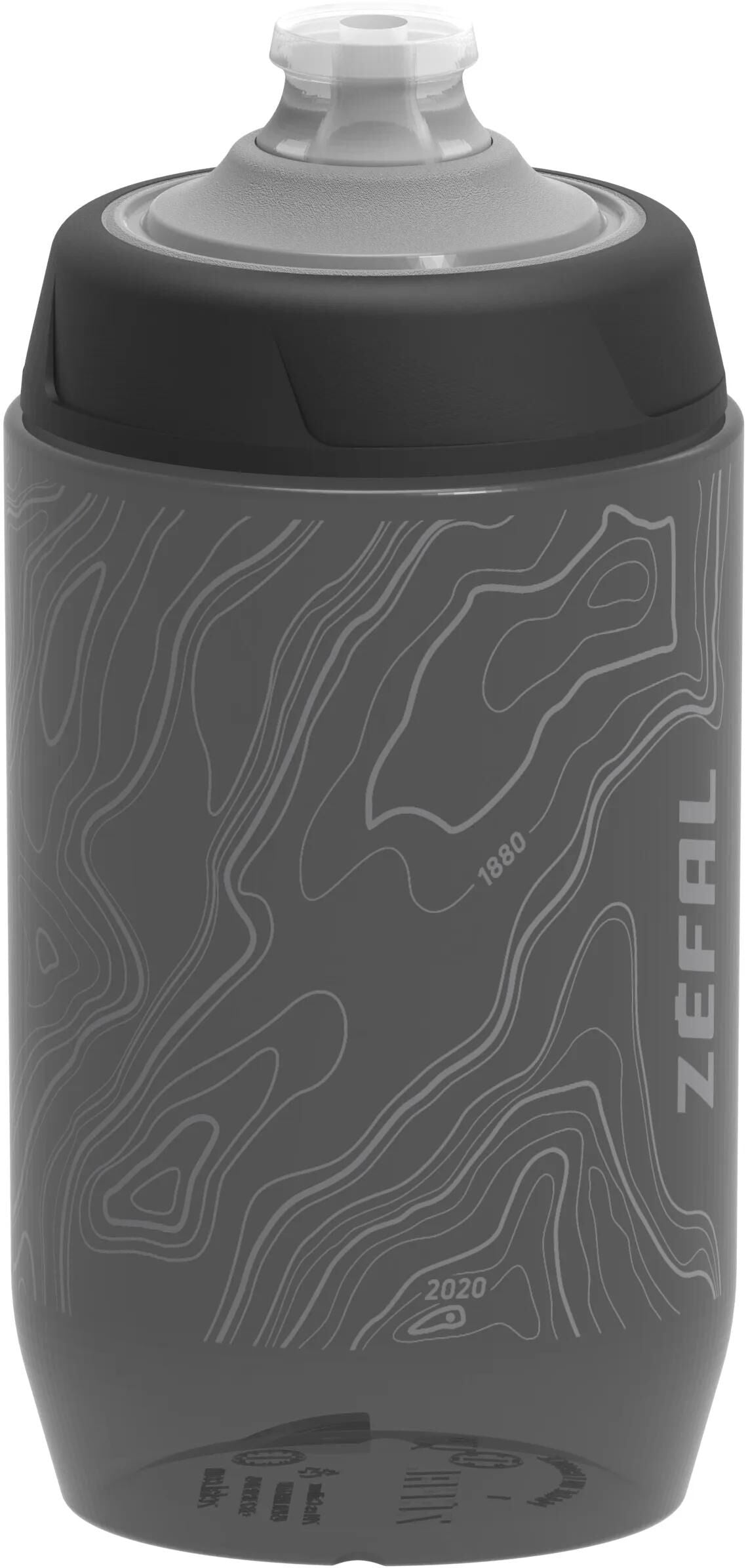 ZÉFAL trinkflasche sense pro bottle sense pro 500ml black grey