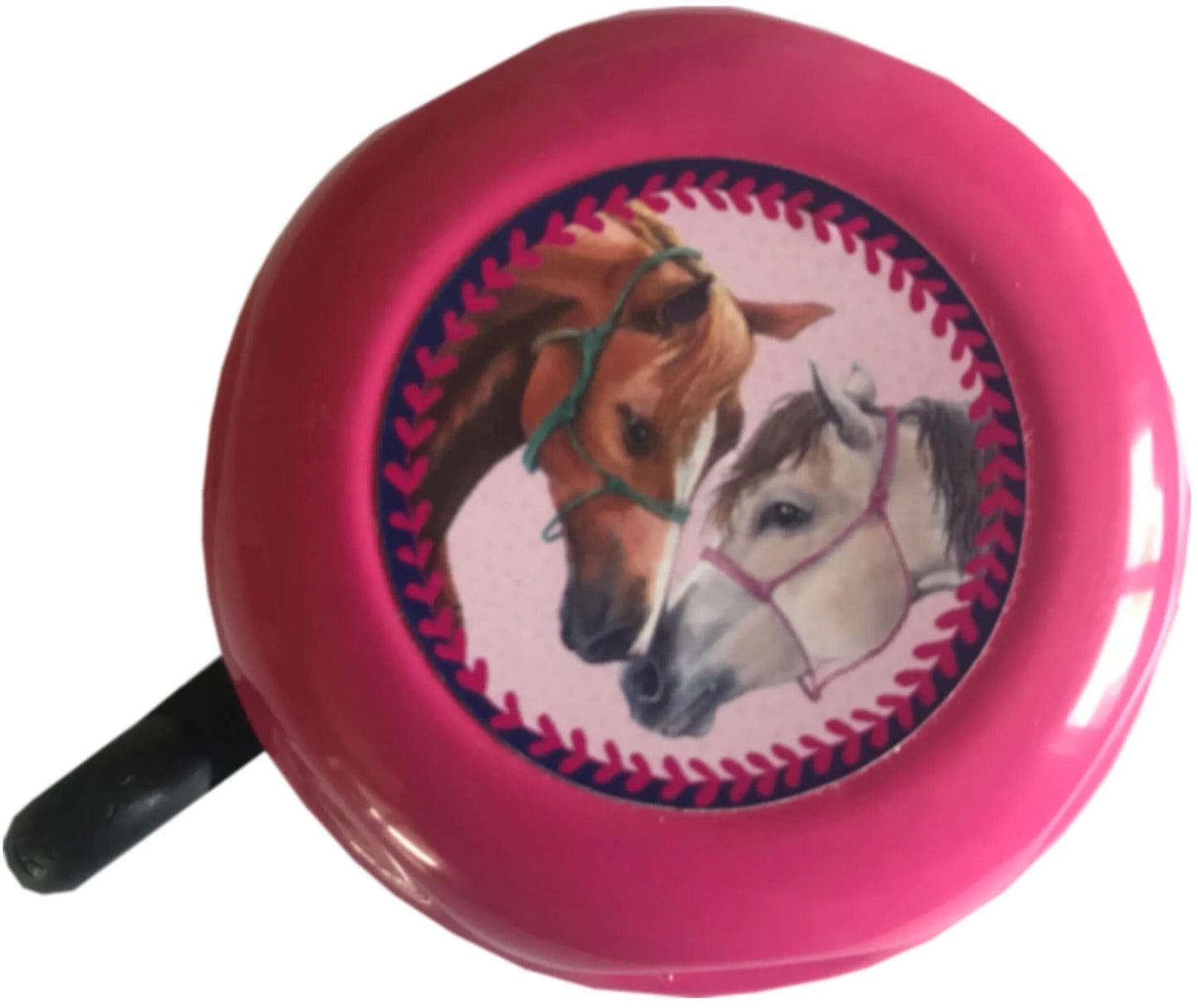 BIKE FASHION kinderglocke bell pferdefreunde pink