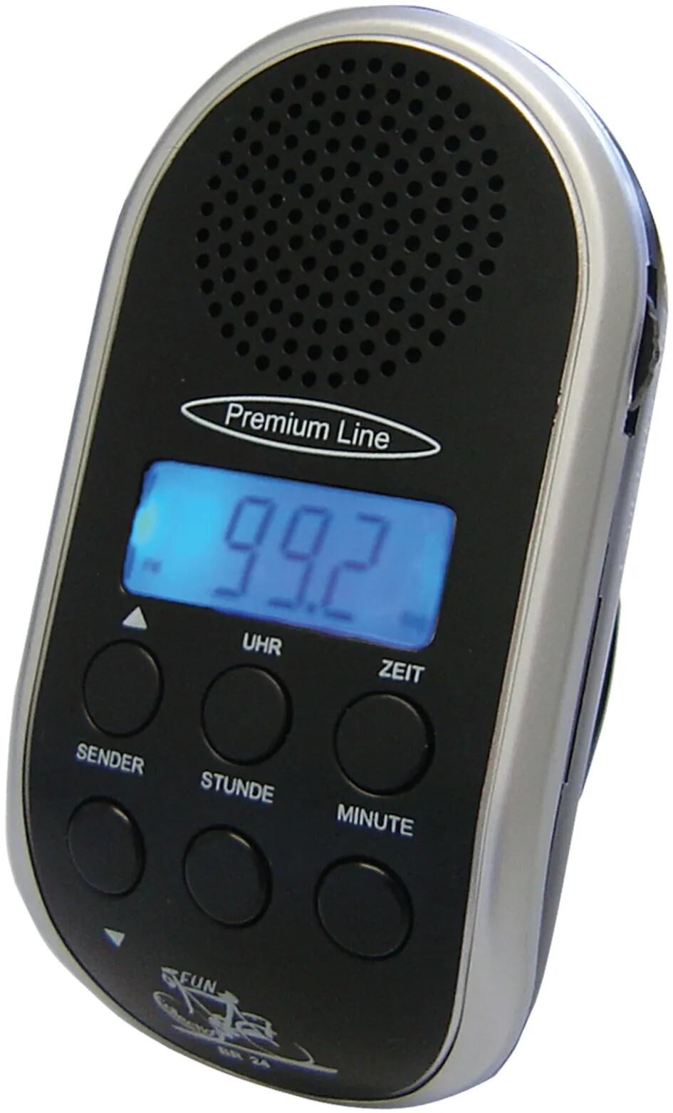 SECURITY Plus fietsradio br24 bike radio br24 anth. silver
