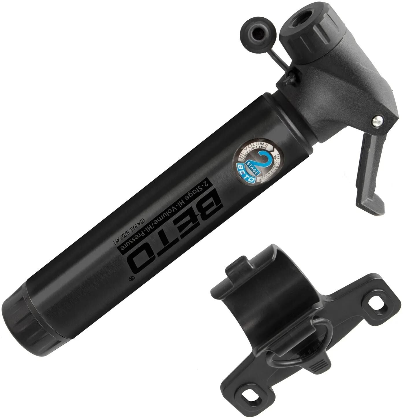 M-WAVE minipumpe mini pump black black
