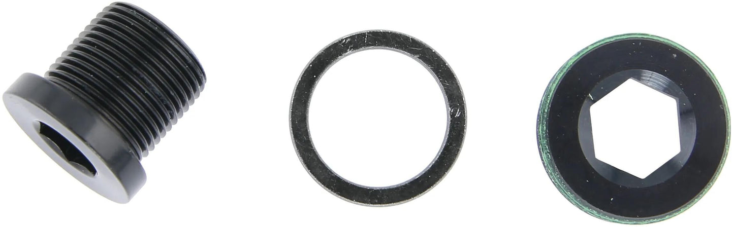 TRUVATIV kurbelschraube crank bolt m15,f.gxp,alu,black