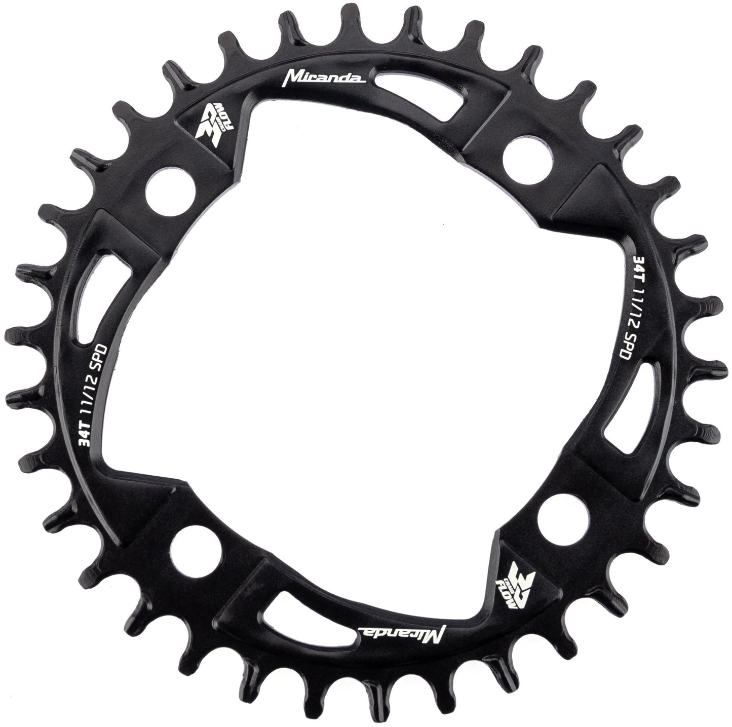 MIRANDA kettenblatt mtb chainflow 3d chain ring mtb chainflow 3d 34t