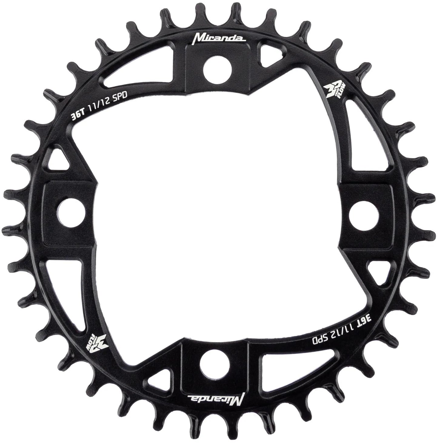 MIRANDA kettenblatt mtb chainflow 3d chain ring mtb chainflow 3d 36t