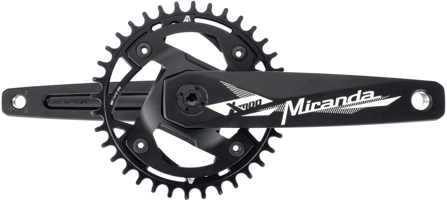 MIRANDA kettenradgarnitur modular mrtb chainflow 3d crankset mod.mrtb chainflow 3d 36t