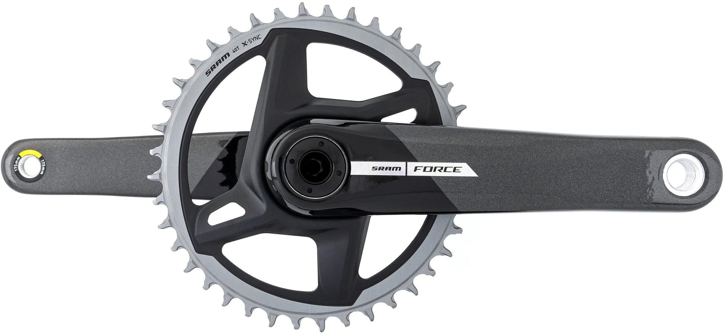 SRAM kettenradgarnitur force 1 etap axs crankset force 1 etap axs 40t 175mm grey