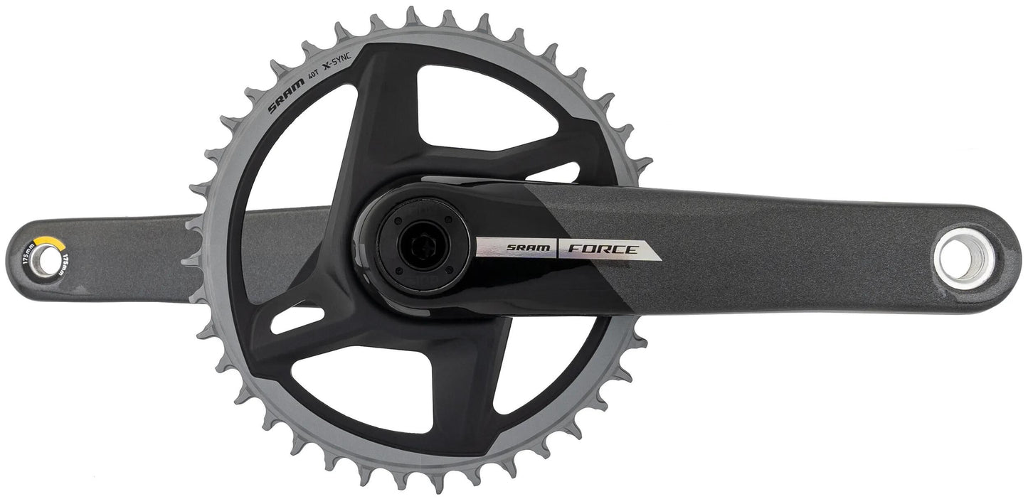 SRAM kettenradgarnitur force 1 axs crankset powermeter force 1 axs 175mm 40t