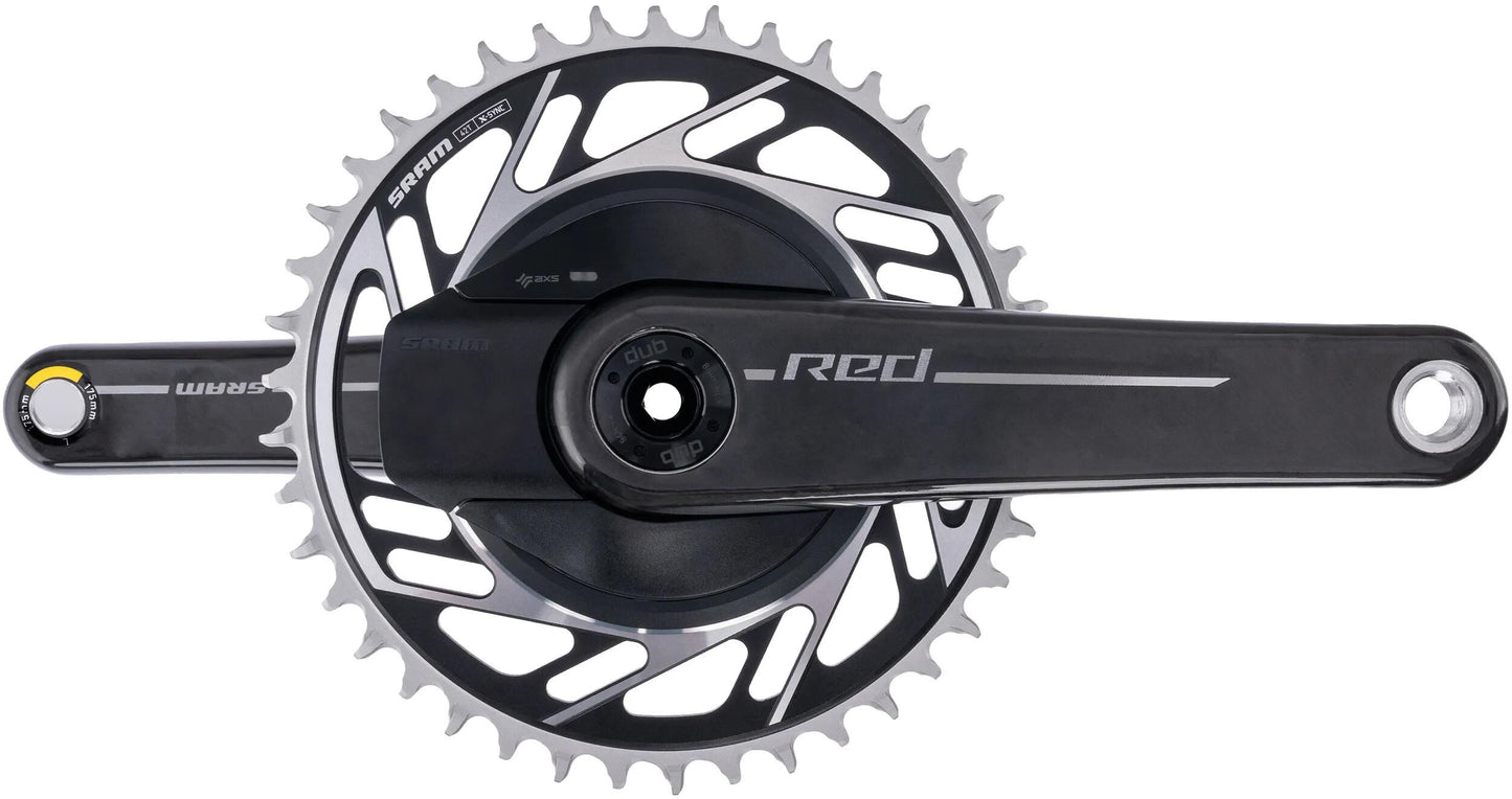 SRAM kettenradgarnitur red 1 xplr axs e1 crankset pm red 1 xplr axs e1 42t 175mm