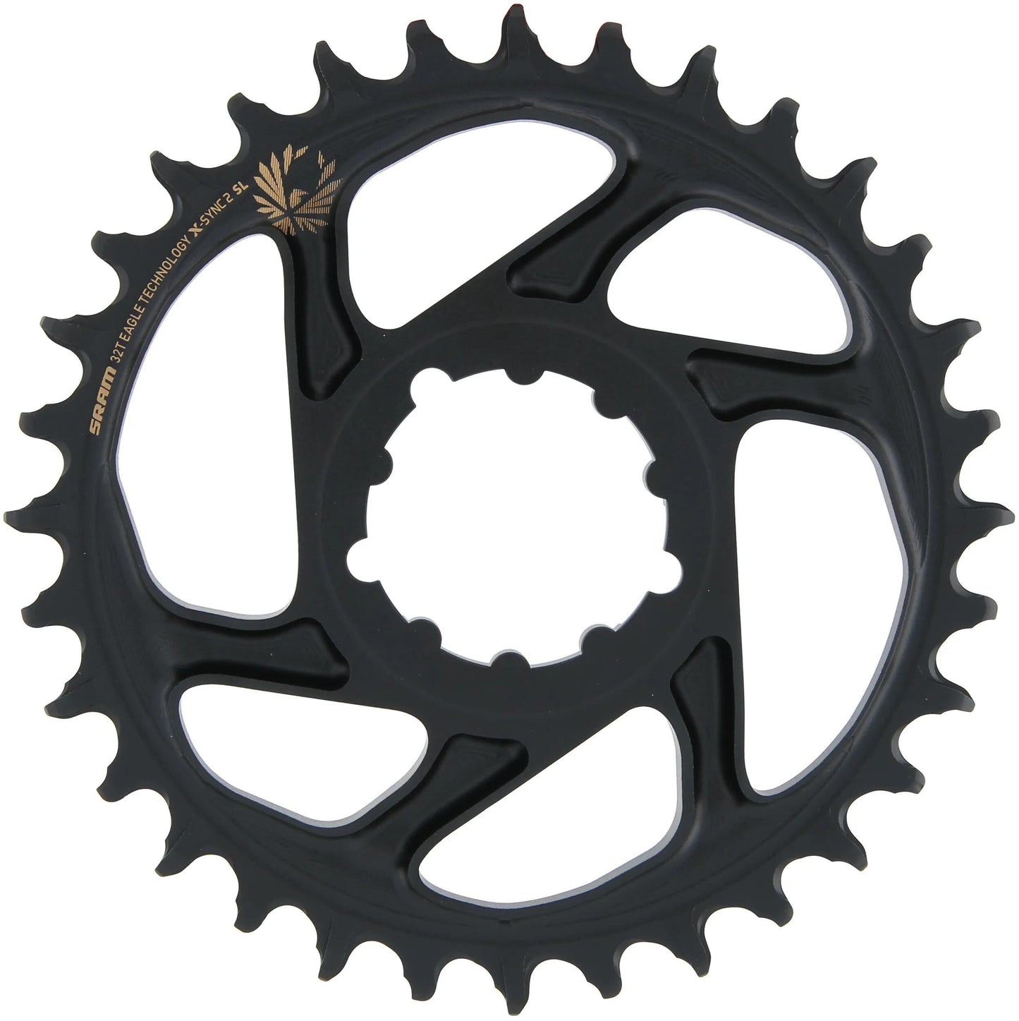SRAM kettenblatt x-sync2 sl chain ring x-sync2 sl 32 teeth alu gold