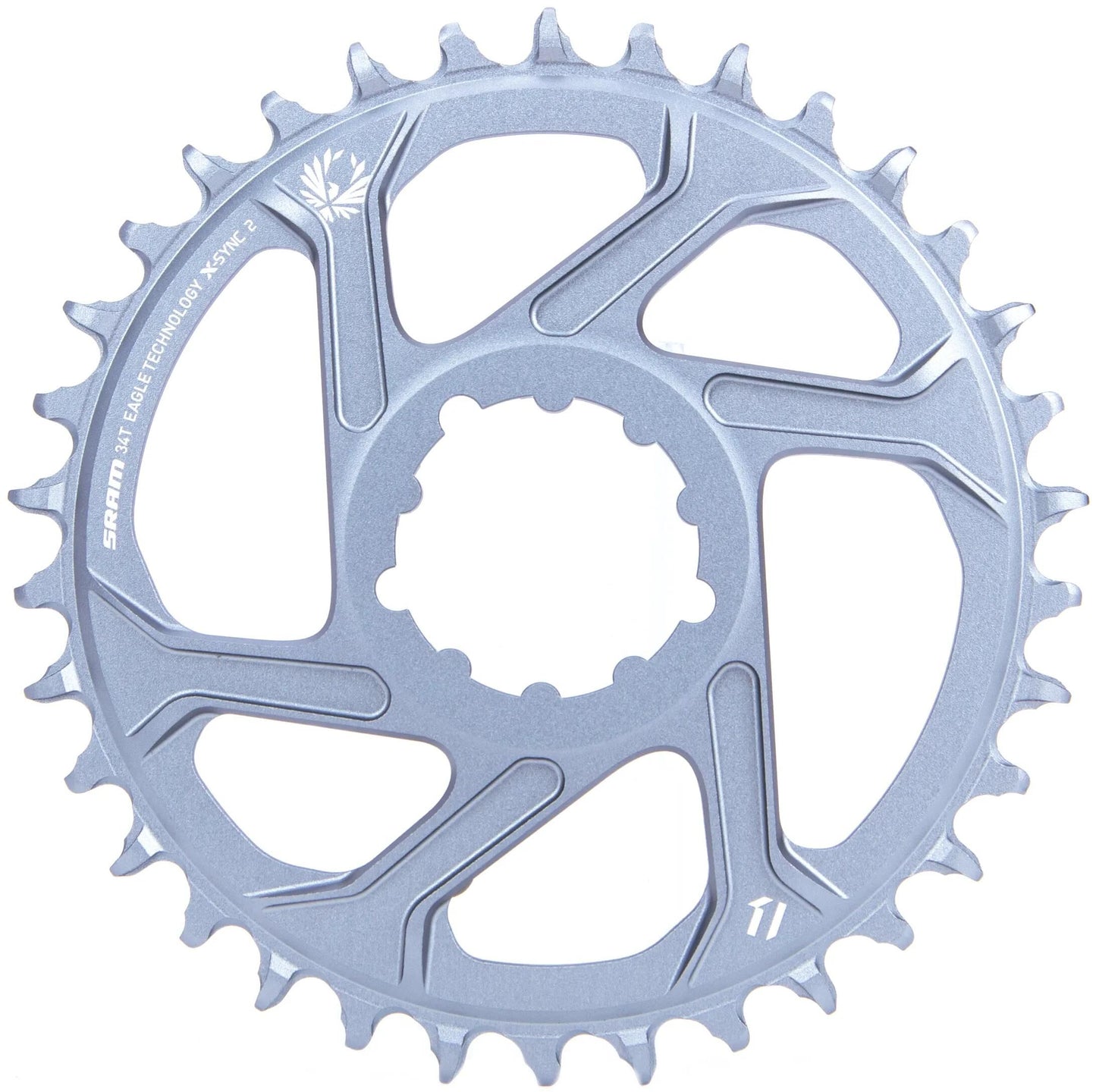 SRAM kettenblatt x-sync 2 chain ring x-sync 2 34t polar grey