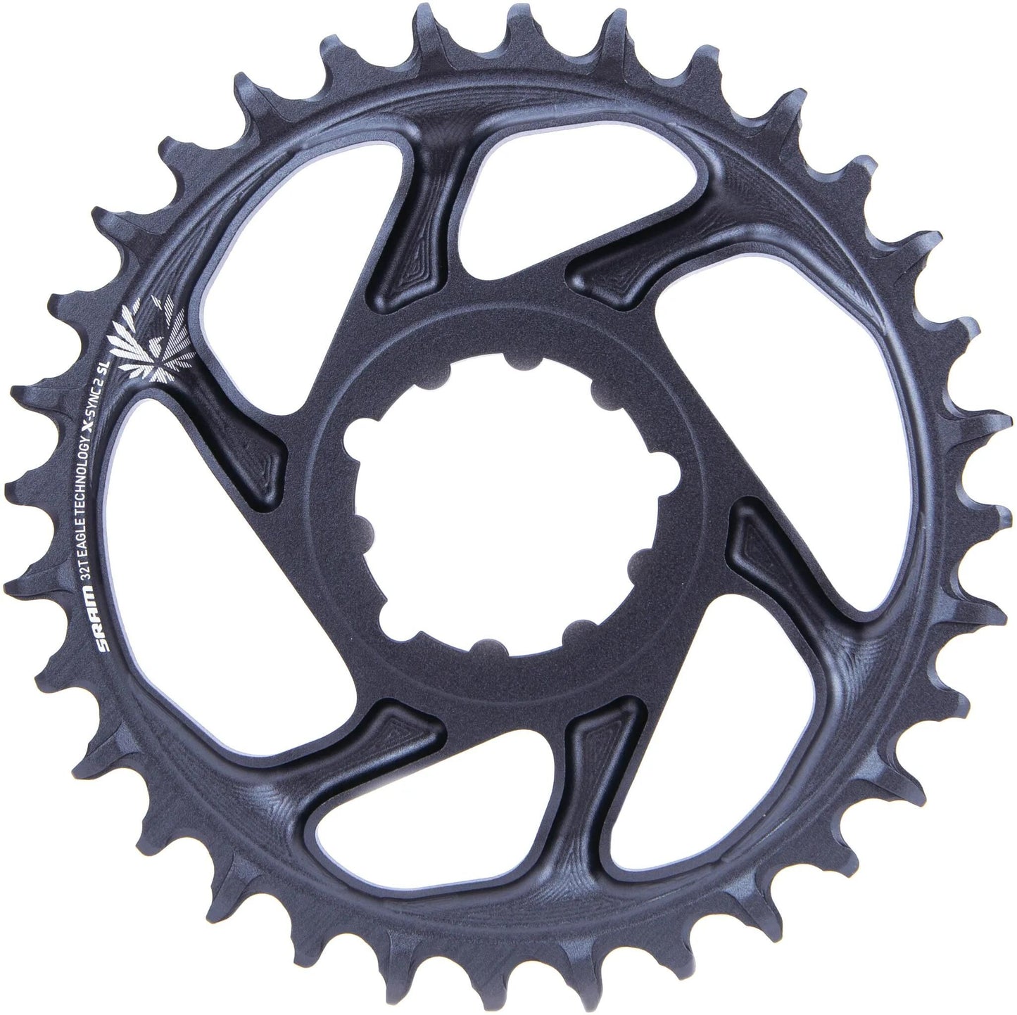 SRAM kettenblatt x-sync2 sl chain ring x-sync2 sl 32t. alu lunar grey